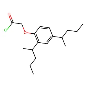 (2,4-二(戊-2-基)苯氧基)乙酰氯 structure