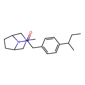 3,8-Diazabicyclo(3.2.1)octane, 8-(p-isobutylphenylacethyl)-3-methyl- structure