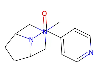3,8-Diazabicyclo(3.2.1)octane, 8-isonicotinoyl-3-methyl- structure