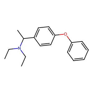 N,N-二乙基-1-(4-苯氧基苯基)乙-1-胺 structure