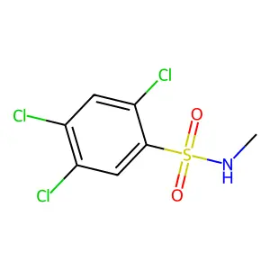 N-甲基-2,4,5-三氯苯磺酰胺 structure