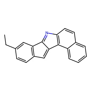 Benz(e)indeno(1,2-b)indole, 9-ethyl- structure