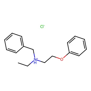 Benzylamine, N-ethyl-N-phenoxyethyl-, hydrochloride structure