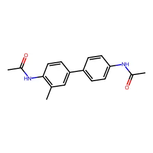 2-Methyldiacetylbenzidine structure