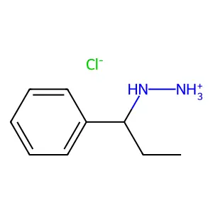(1-苯丙基)肼盐酸盐(1:1) structure