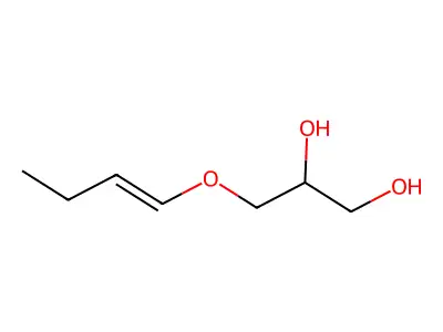 3-But-1-enoxypropane-1,2-diol structure