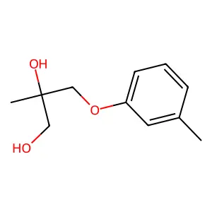 1,2-Propanediol, 2-methyl-3-(m-tolyloxy)- structure