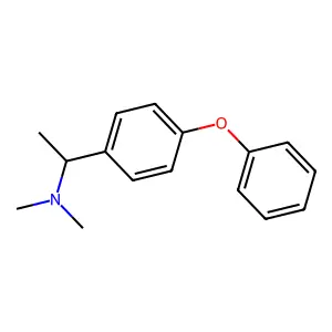 N,N-二甲基-1-(4-苯氧基苯基)乙-1-胺 structure