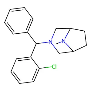 3-(o-Chlorodiphenylmethyl)-8-methyl-3,8-diazabicyclo(3.2.1)octane structure