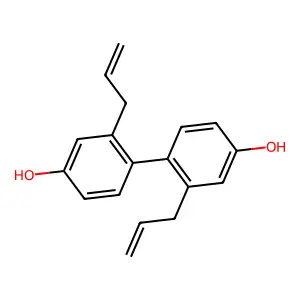 4,4'-Biphenyldiol, 2,2'-diallyl- structure