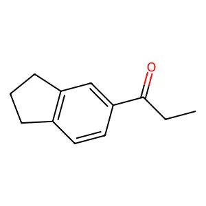 1-(2,3-dihydro-1H-inden-5-yl)-1-propanone structure