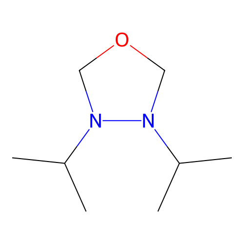 InChI=1/C8H18N2O/c1-7(2)9-5-11-6-10(9)8(3)4/h7-8H,5-6H2,1-4H structure