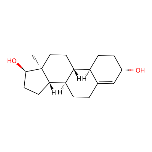 (3beta,17alpha)-Estr-4-ene-3,17-diol structure