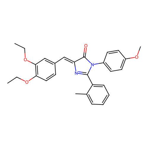 4h-imidazol-4-one,5-[methylene]-3,5-dihydro-3-2- structure