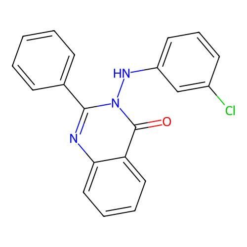 3-(3-Chloroanilino)-2-phenylquinazolin-4-one structure