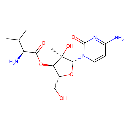 Valopicitabine structure