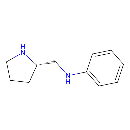 (S)-(+)-2-(Anilinomethyl)pyrrolidine structure