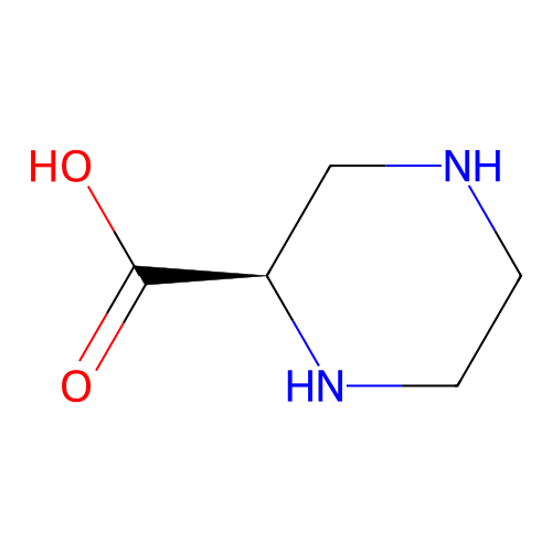 (R)-Piperazine-2-carboxylic acid structure