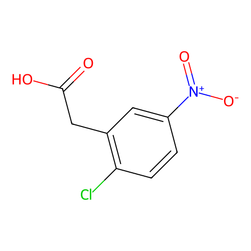2-(2-Chloro-5-nitrophenyl)acetic acid structure