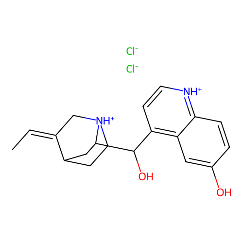 Apoquinine, dihydrochloride structure