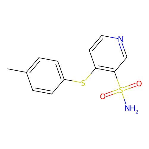 4-[(4-Methylphenyl)sulfanyl]-3-pyridinesulfonamide structure