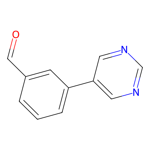 3-Pyrimidin-5-ylbenzaldehyde structure