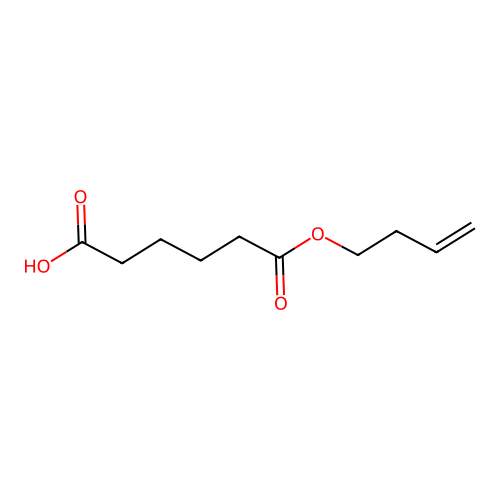1-(3-Buten-1-yl) hexanedioate structure