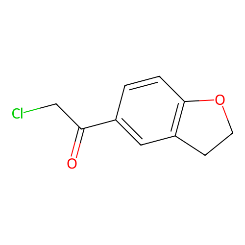 2-Chloro-1-(2,3-dihydrobenzofuran-5-yl)ethanone structure