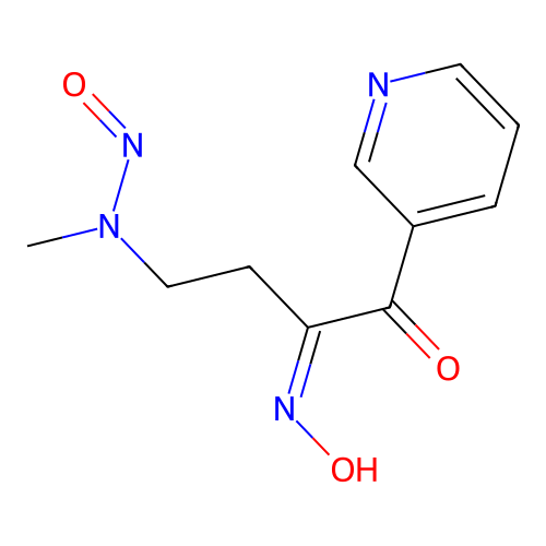 1,2-Butanedione, 4-(methylnitrosoamino)-1-(3-pyridinyl)-, 2-oxime, (Z)- structure