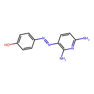 Phenol, 4-((2,6-diamino-3-pyridinyl)azo)- structure