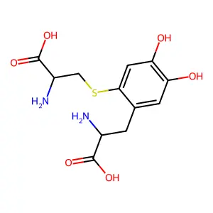 6-S-Cysteinyldopa structure