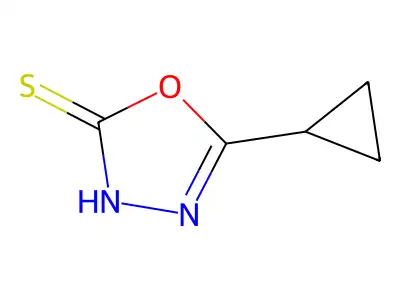 5-Cyclopropyl-1,3,4-oxadiazole-2-thiol structure