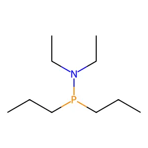 N,N-Diethyl-P,P-dipropylphosphinous amide structure