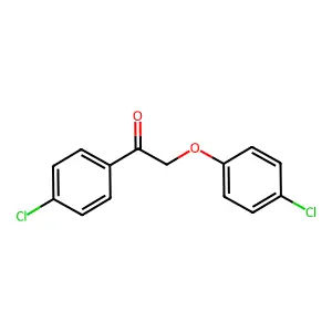 2-(4-Chlorophenoxy)-1-(4-chlorophenyl)-1-ethanone structure