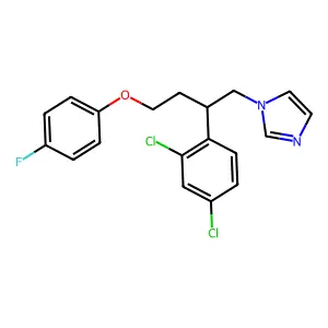 3-(2,4-Dichlorophenyl)-4-(1H-imidazol-1-yl)butyl 4-fluorophenyl ether structure