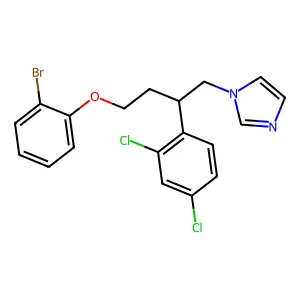 1-[4-(2-Bromophenoxy)-2-(2,4-dichlorophenyl)butyl]imidazole structure