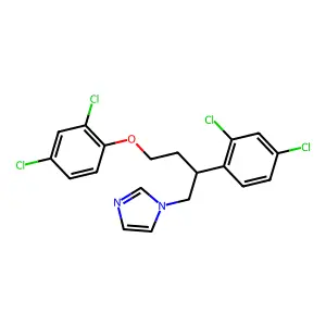 1-[4-(2,4-Dichlorophenoxy)-2-(2,4-dichlorophenyl)butyl]imidazole structure