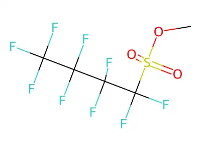 Methyl nonafluorobutanesulfonate structure