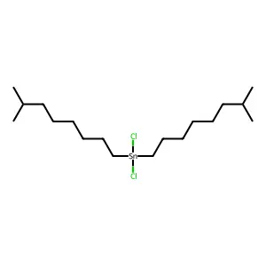二异壬基锡二氯化物 structure