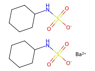 Barium cyclamate structure