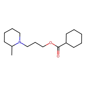 3-(2-Methylpiperidin-1-yl)propyl cyclohexanecarboxylate structure
