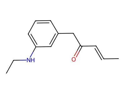 N-乙基-N-(3-甲基苯基)-2-丁烯酰胺 structure