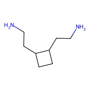 2,2'-(环丁烷-1,2-二基)二(乙-1-胺) structure