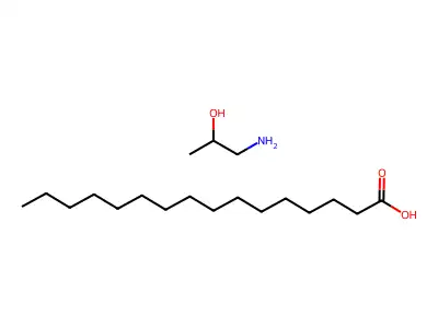 Hexadecanoic acid, ion(1-) structure