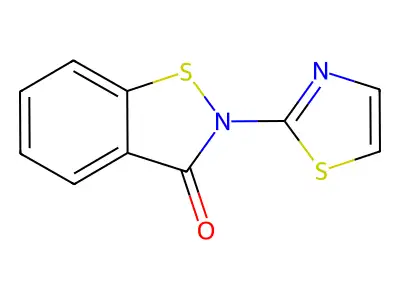 2-(1,3-Thiazol-2-yl)-1,2-benzothiazol-3-one structure