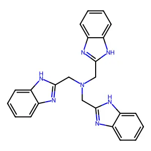 Tris(2-benzimidazolylmethyl)amine structure