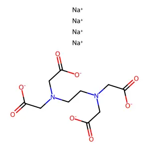 乙二胺四乙酸四钠 structure