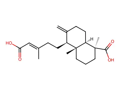 贝壳杉酸 structure