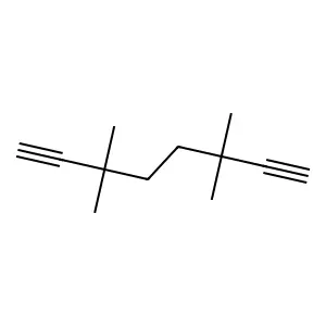 3,3,6,6-Tetramethyl-octa-1,7-diyne structure