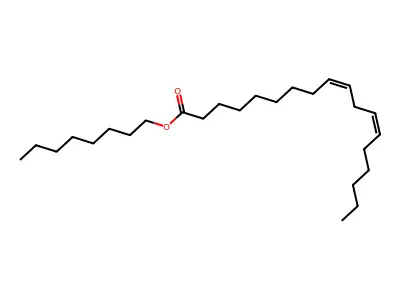 Octyl octadeca-9,12-dienoate structure